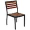 Flash Furniture Faux Teak Patio Set - 35" SQ Table & 2 Chairs XU-DG-810060362-GG - alternate 8